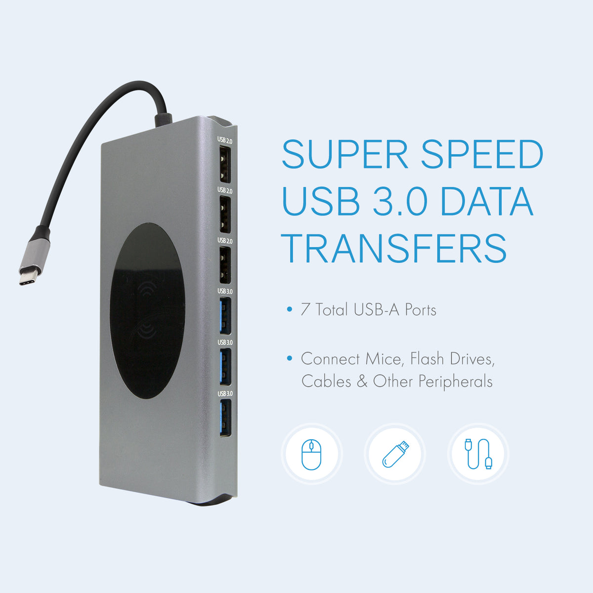 15-in-1 USB-C Hub with Wireless Charging