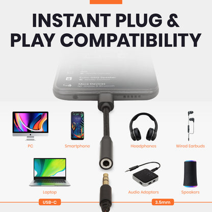 USB-C to 3.5mm Audio Adapter