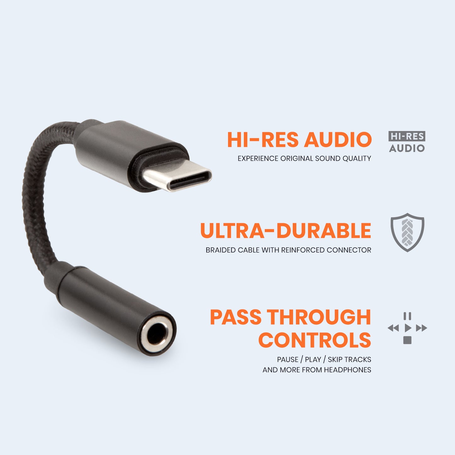 USB-C to 3.5mm Audio Adapter