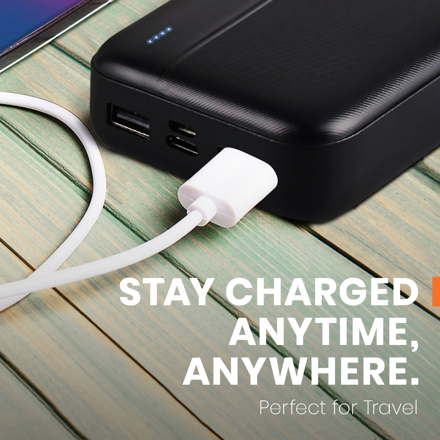 16,000 mAh Power Bank with USB-C and USB-A Ports