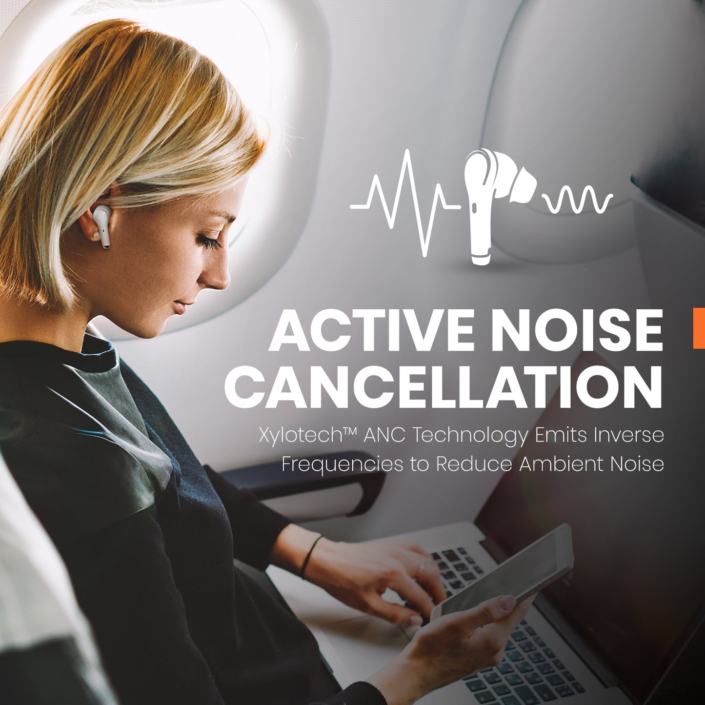 Dual Noise Cancelling True Wireless Earbuds