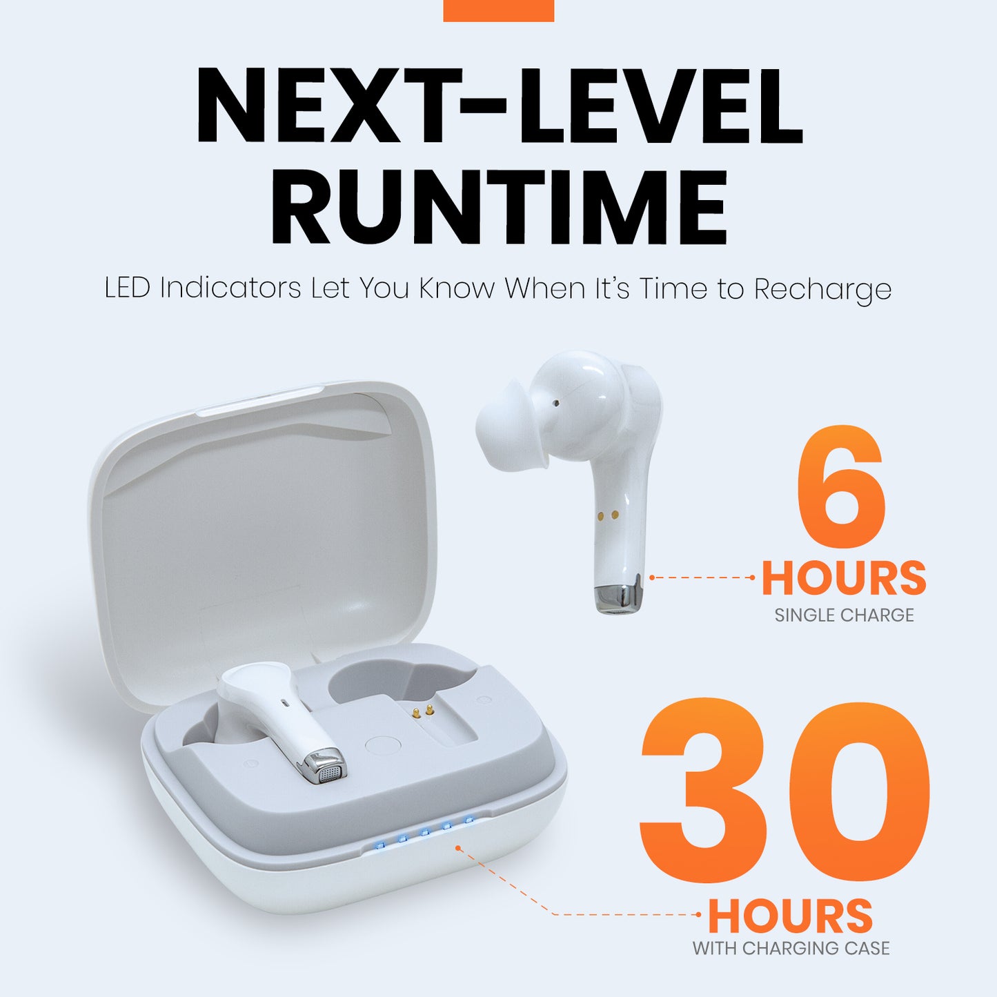 Dual Noise Cancelling True Wireless Earbuds