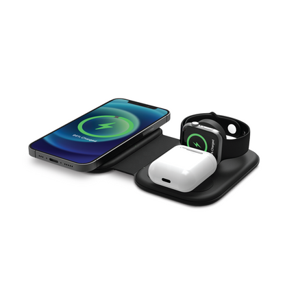 ChargeWireless 3-in-1 Folding Travel Valet